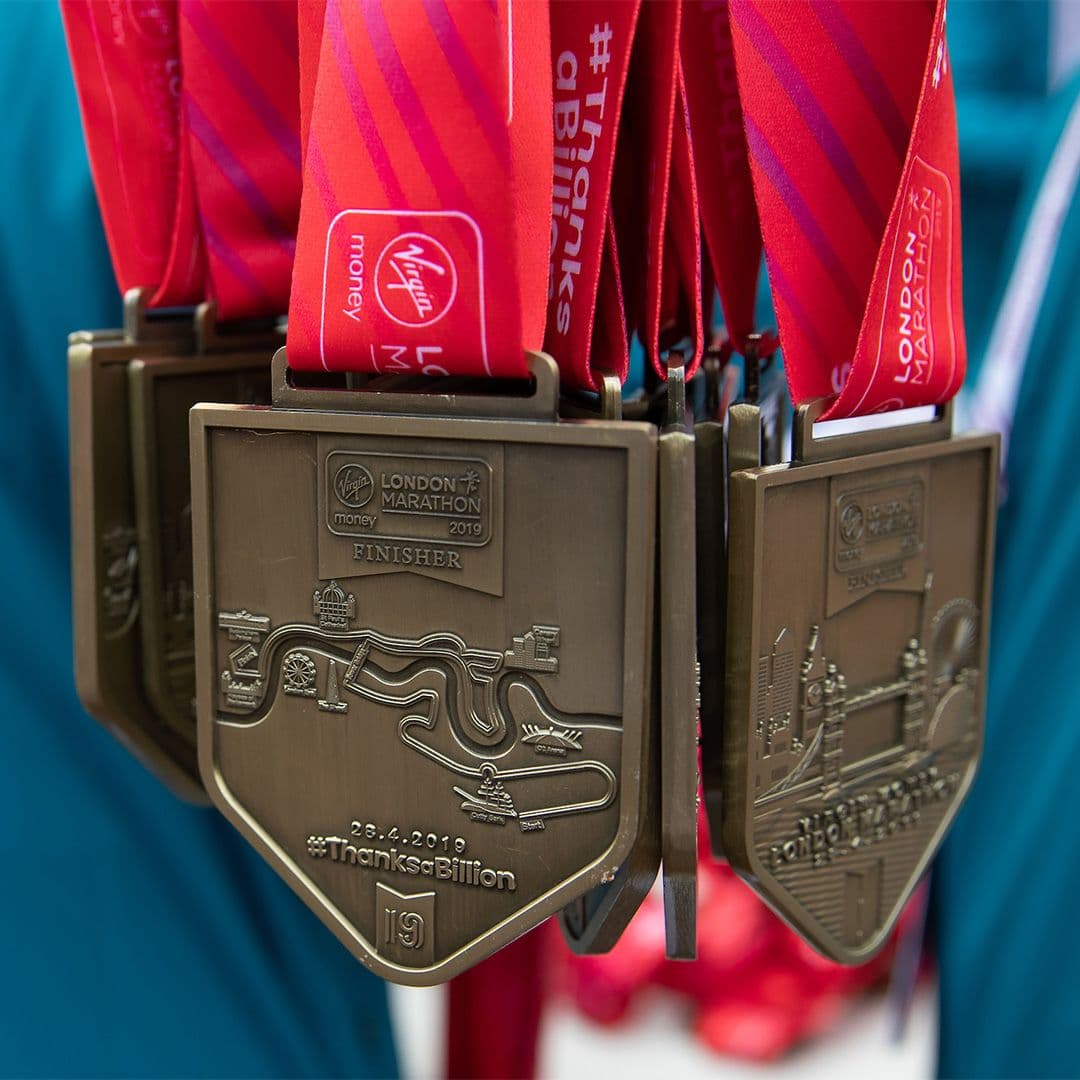 London Marathon - Finishers medals