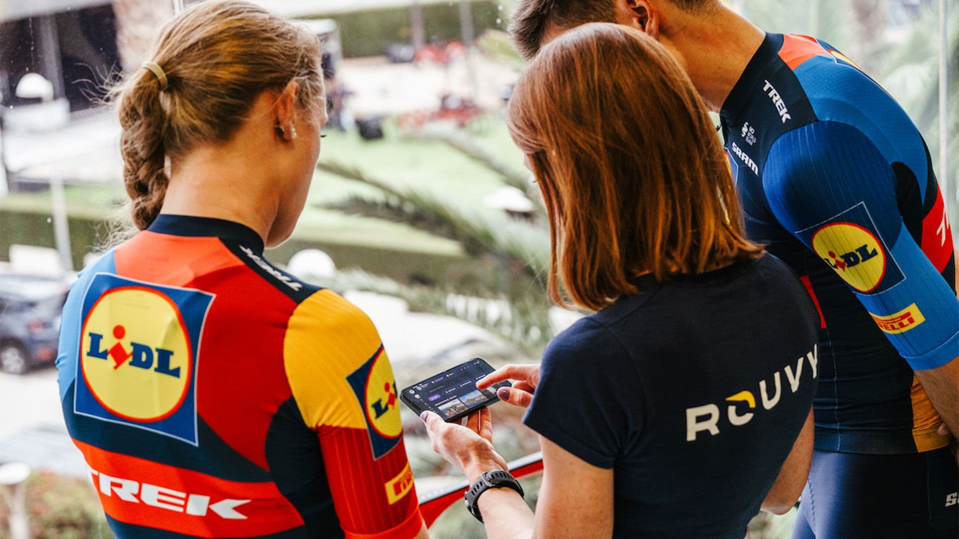 Rouvy on-boarding the Trek-Lidl team