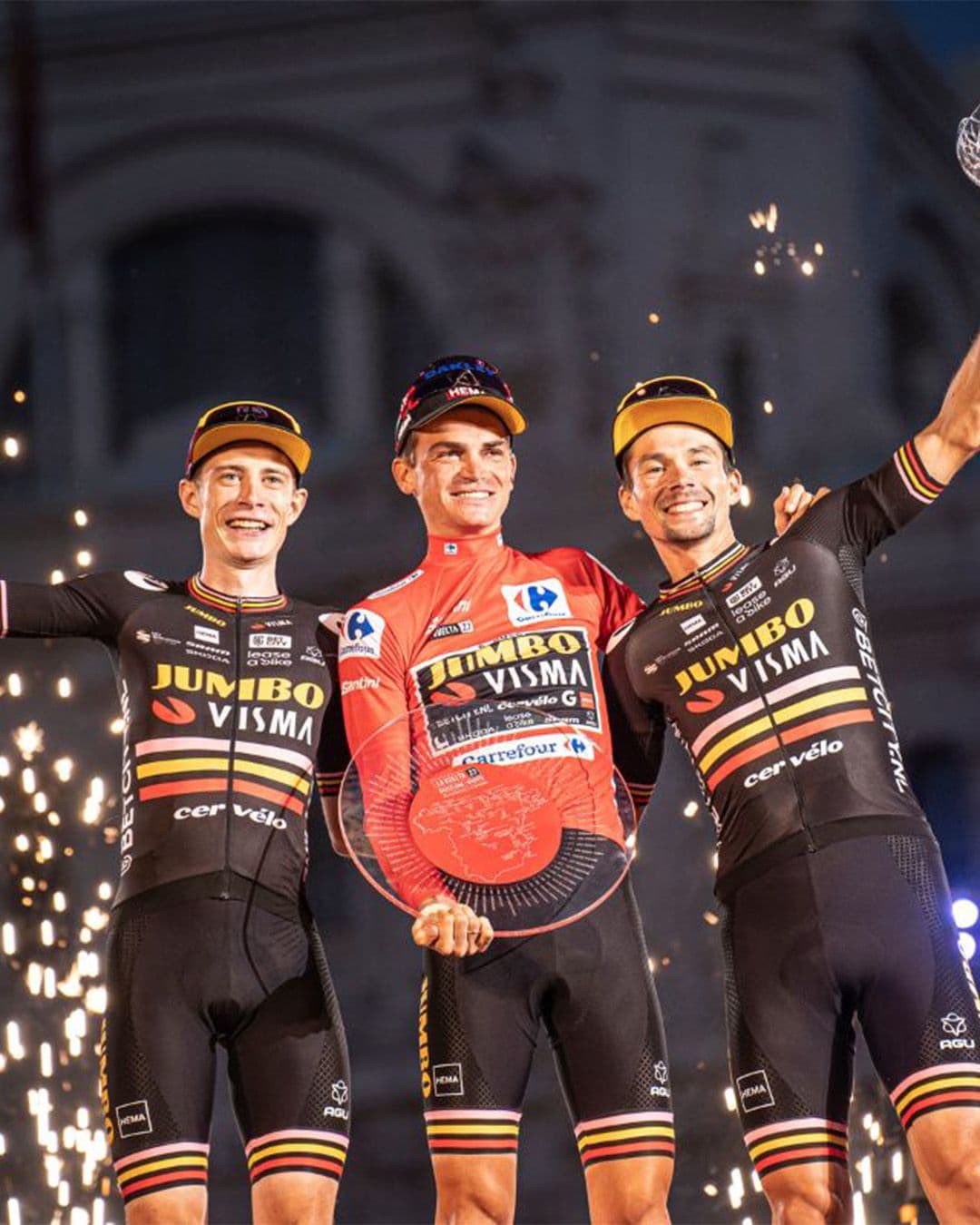 La Vuelta Jumbo podium