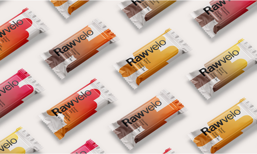Selection of Rawvelo energy bars.